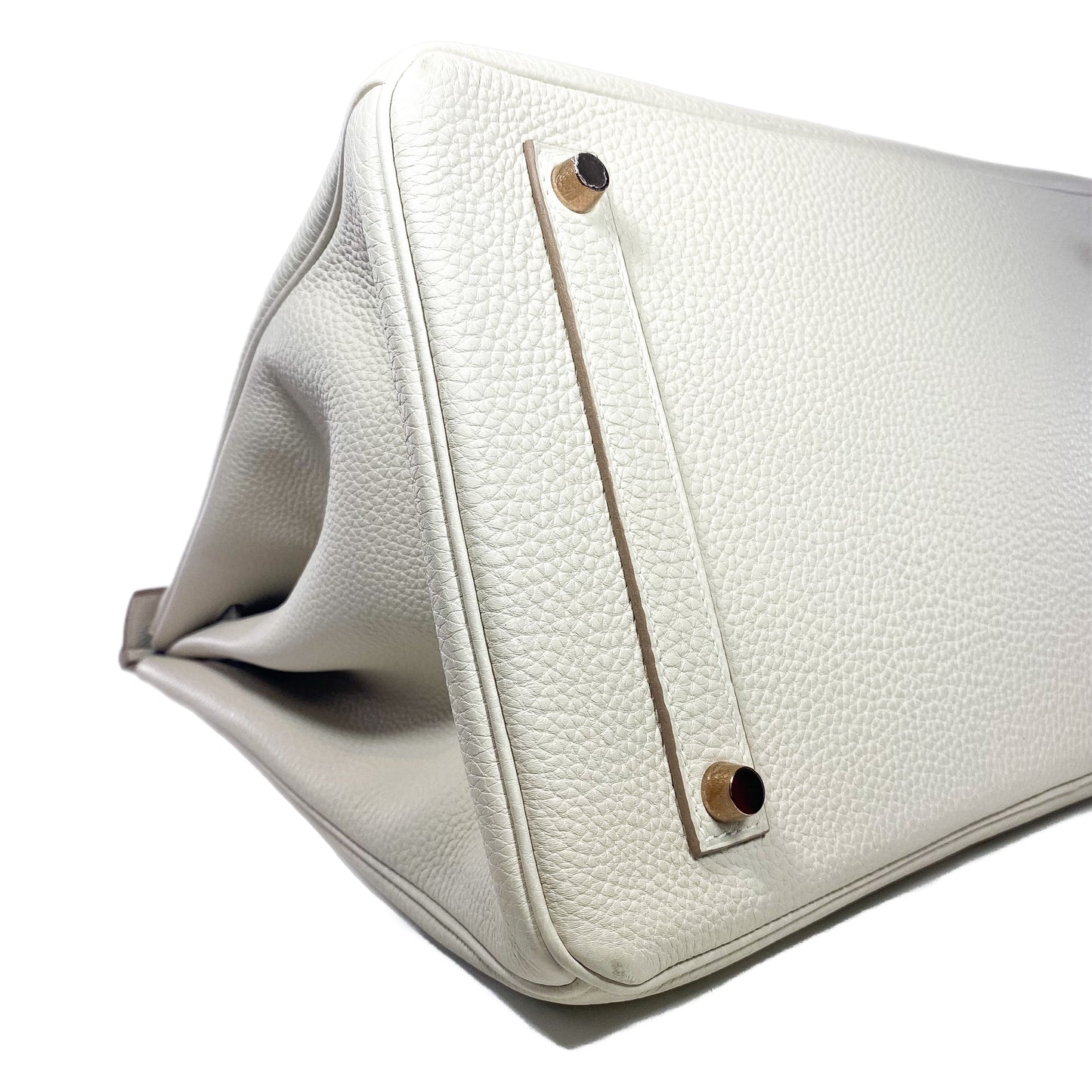 Hermes Birkin 35 Craie Togo Rose Gold Hardware