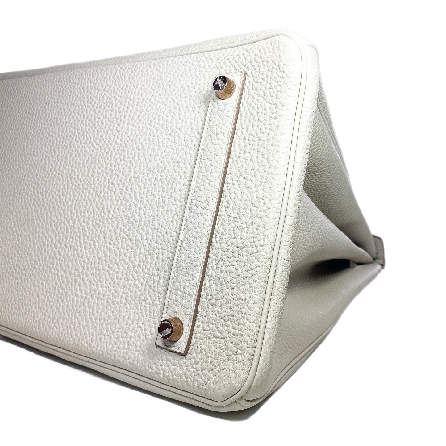 Hermes Birkin 35 Craie Togo Rose Gold Hardware