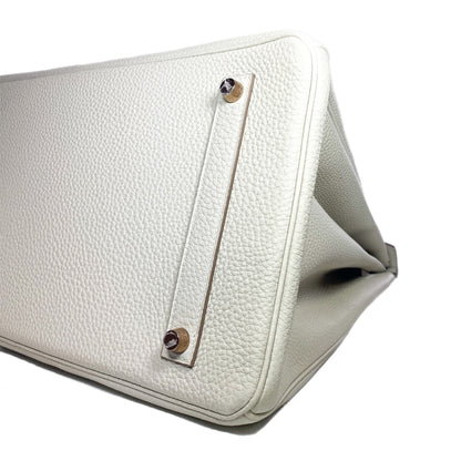 Hermes Birkin 35 Craie Togo Rose Gold Hardware