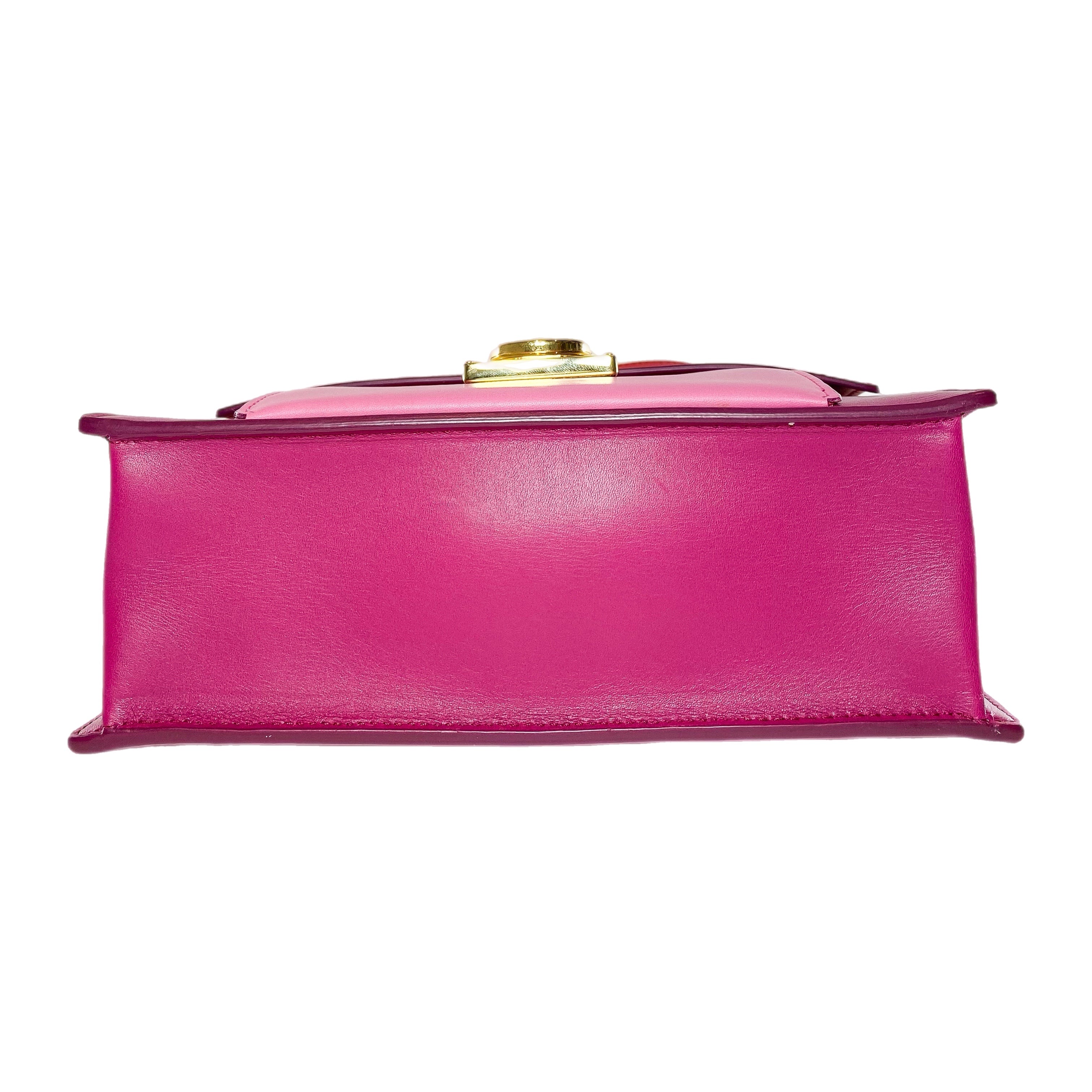 Ferragamo Colorblock Marisol Top Handle Shoulder Bag