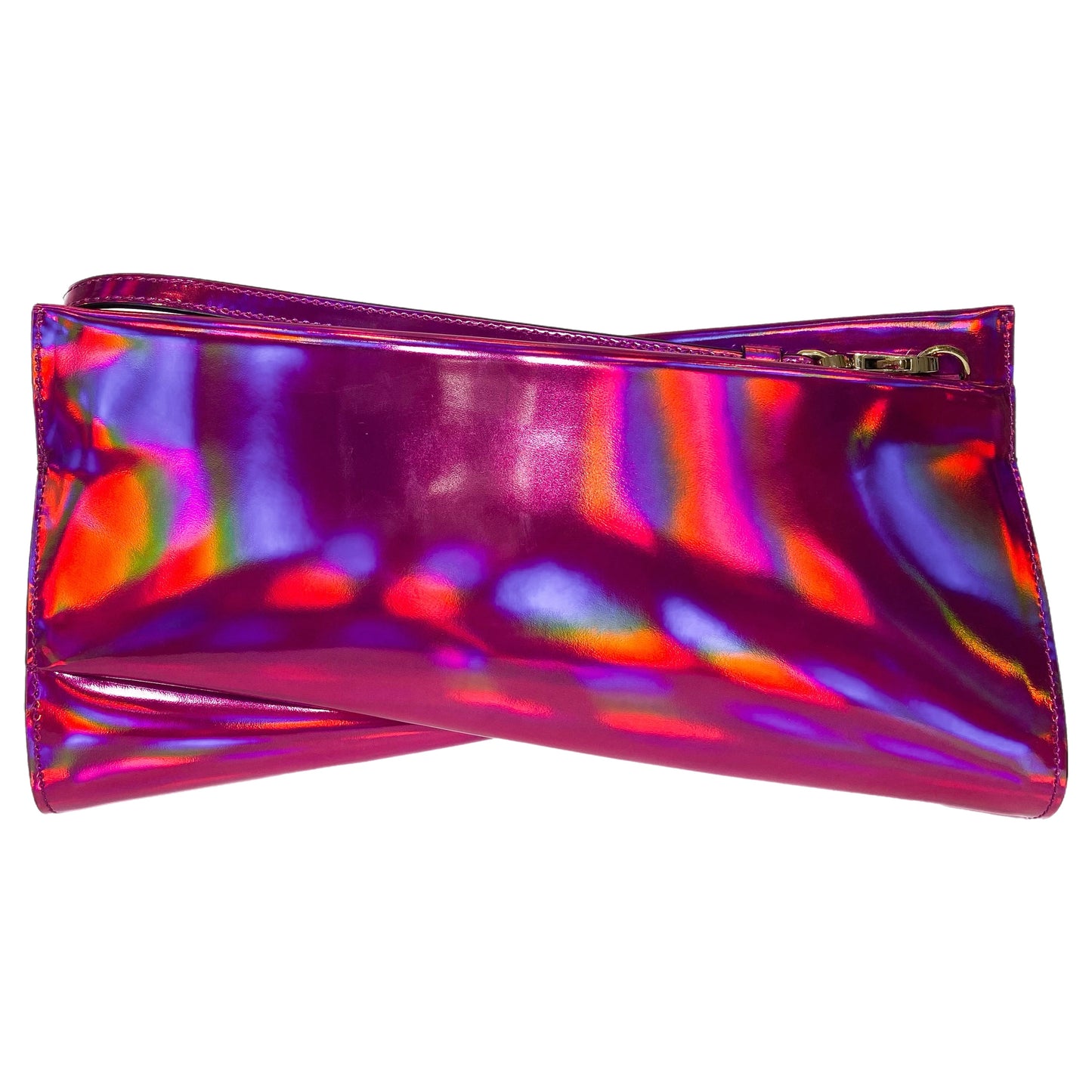 Christian Louboutin Pink Patent Loubitwist Clutch