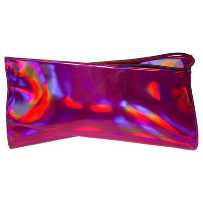 Christian Louboutin Pink Patent Loubitwist Clutch