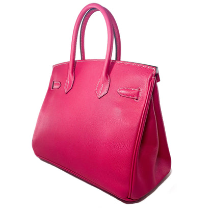 Hermes Birkin 30 Rose Tyrien Epsom Gold Hardware