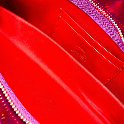 Christian Louboutin Pink Patent Loubitwist Clutch