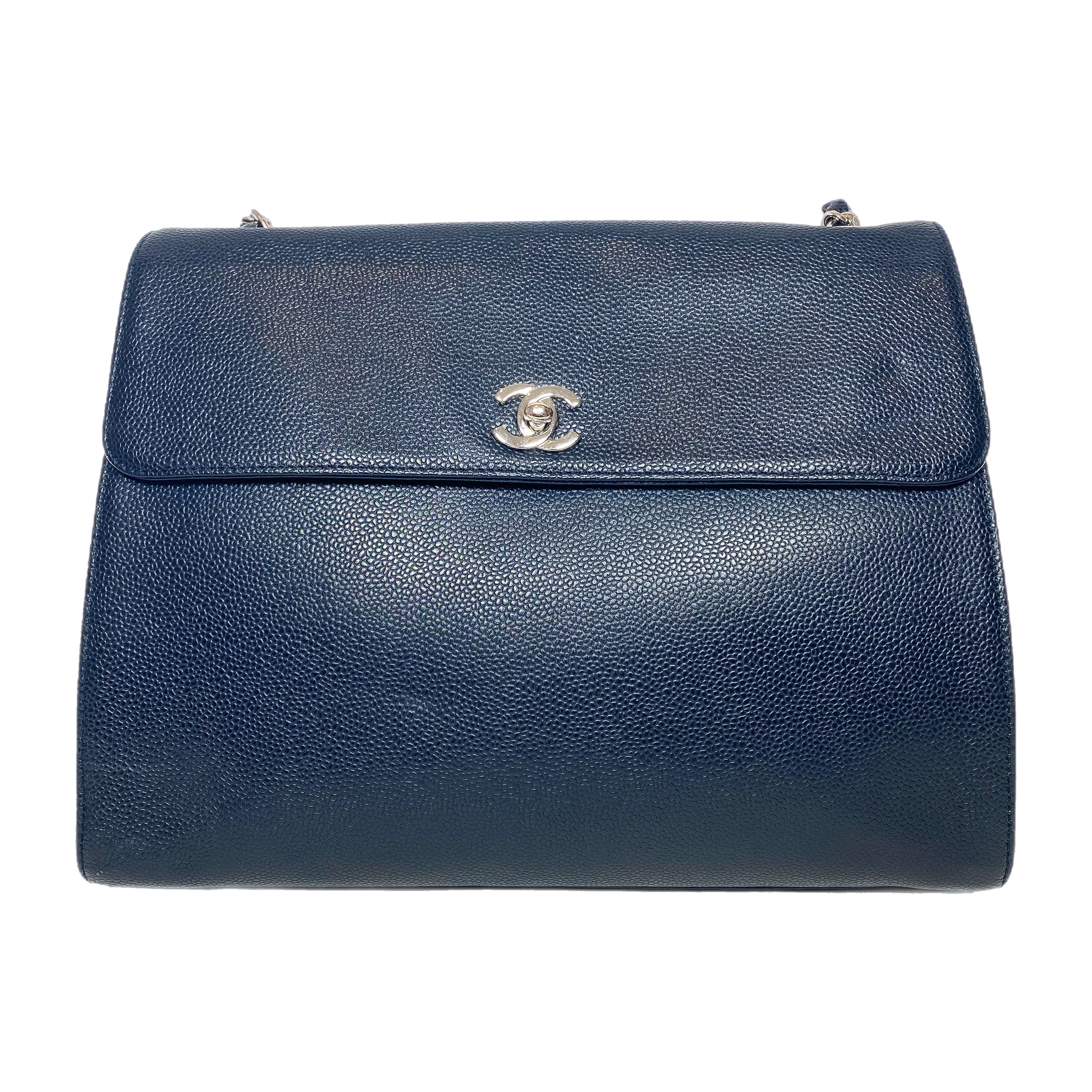 Chanel Navy Flap Shoulder Bag