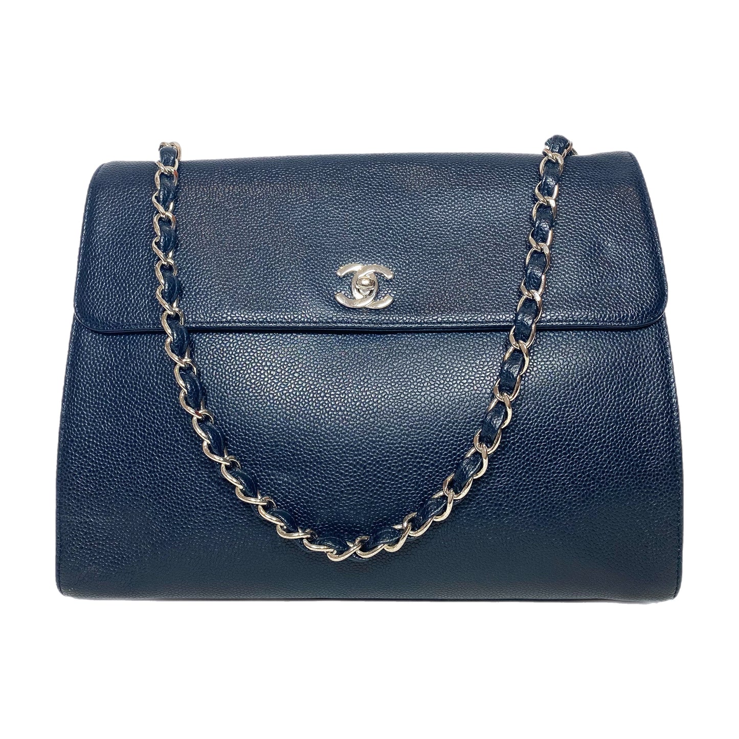 Chanel Navy Flap Shoulder Bag