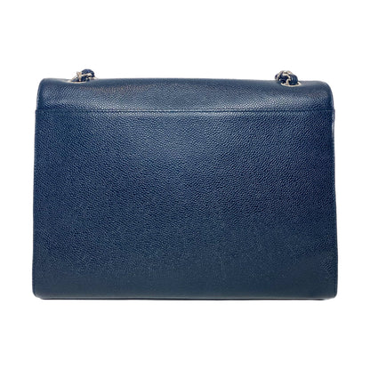 Chanel Navy Flap Shoulder Bag