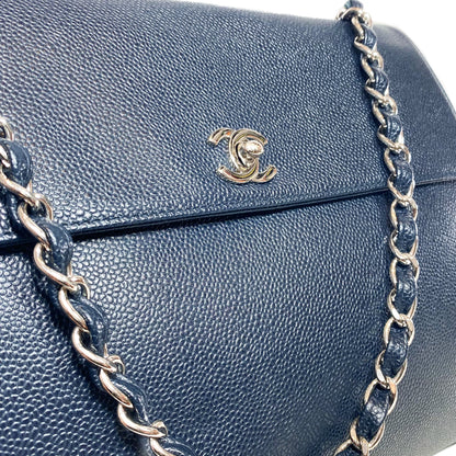 Chanel Navy Flap Shoulder Bag