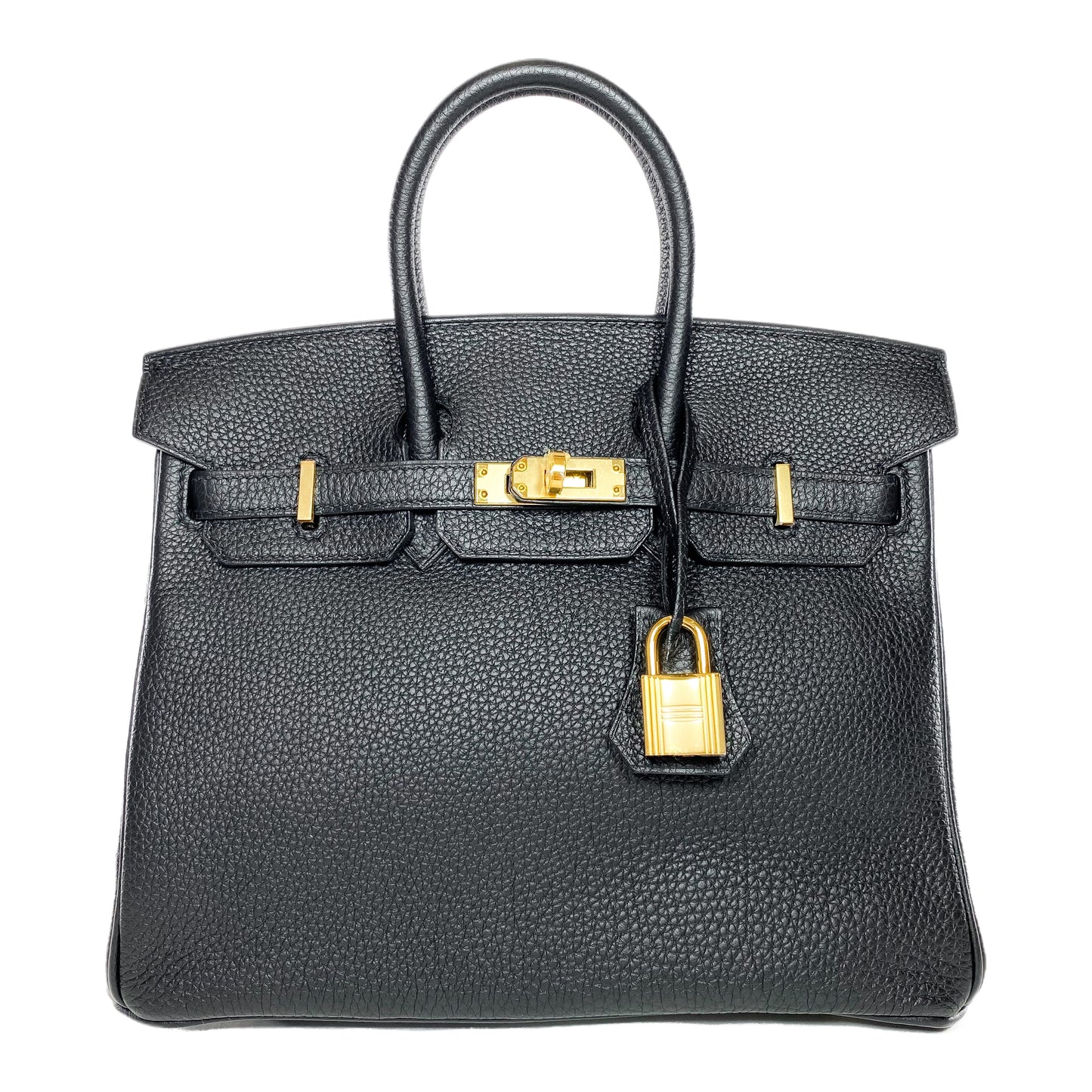 Hermes Birkin 25 Black Togo Gold Hardware