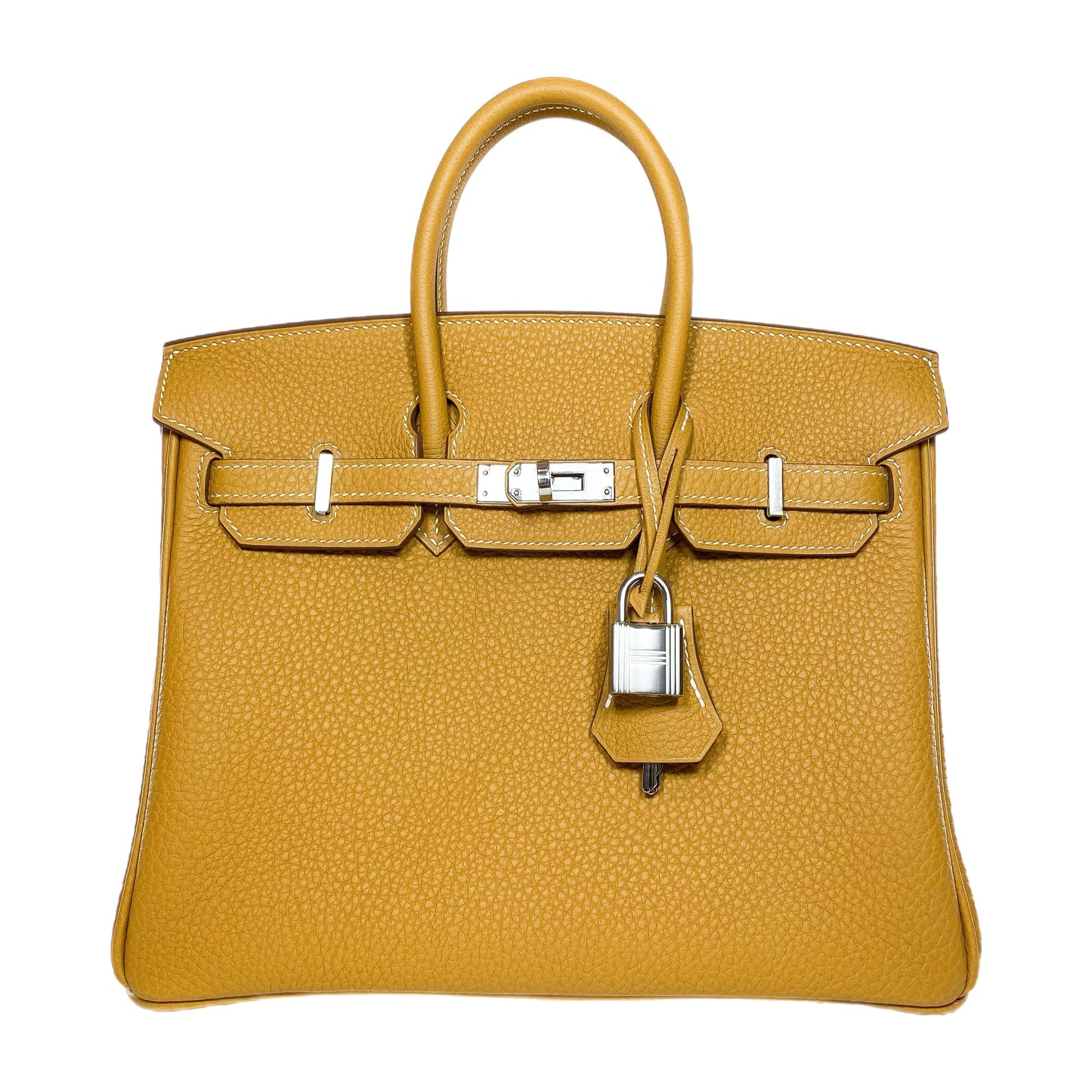 Hermes Birkin 25 Natural Sable Togo Palladium Hardware