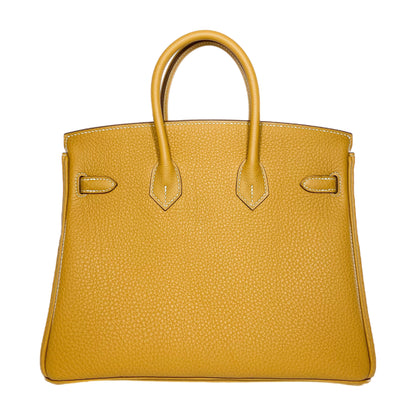 Hermes Birkin 25 Natural Sable Togo Palladium Hardware
