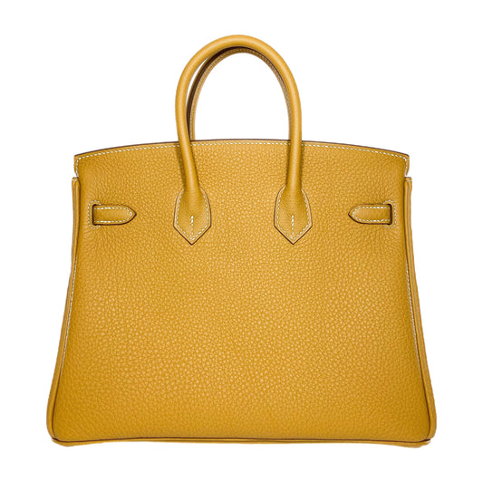 Hermes Birkin 25 Natural Sable Togo Palladium Hardware