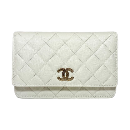 Chanel Ivory Wallet On Chain