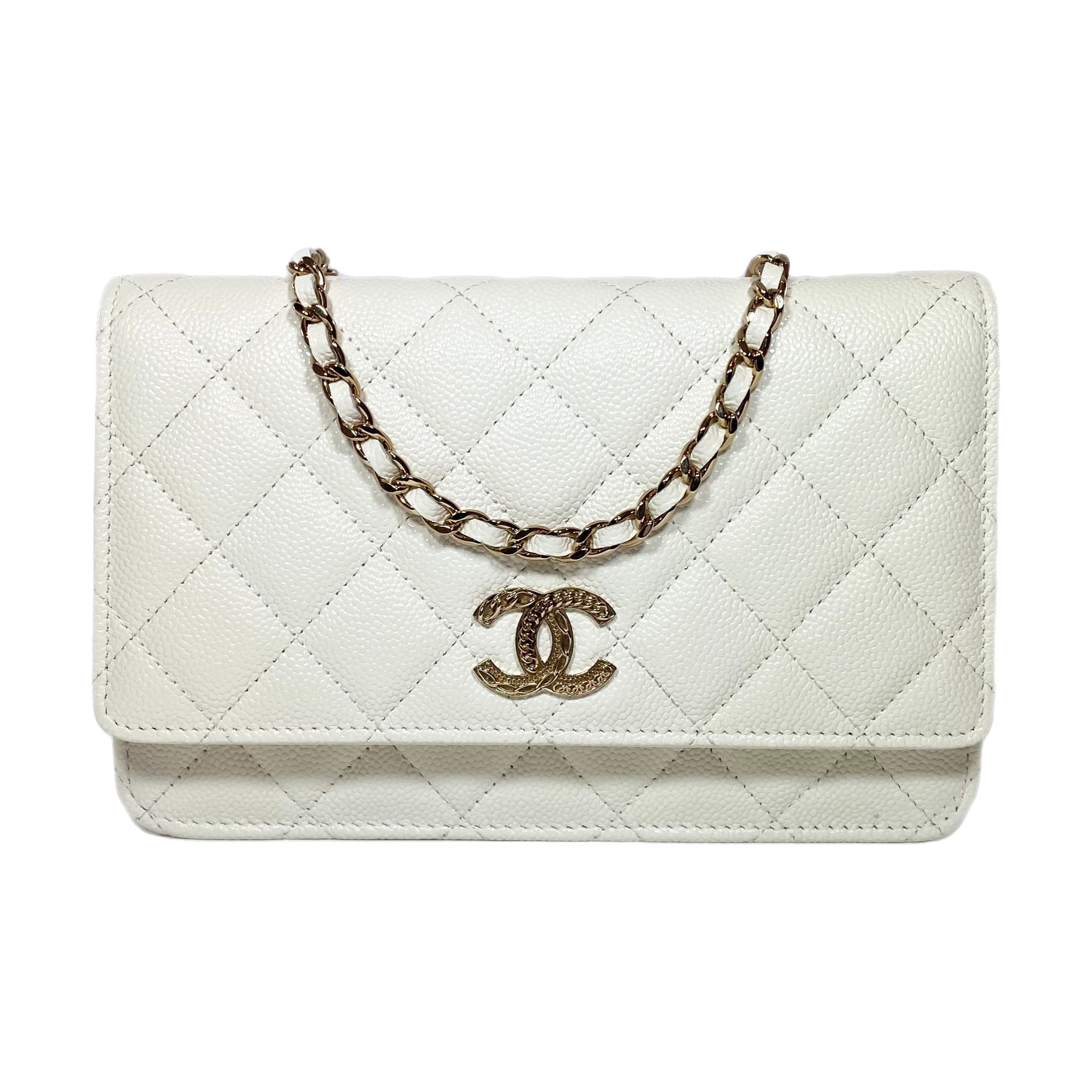 Chanel Ivory Wallet On Chain