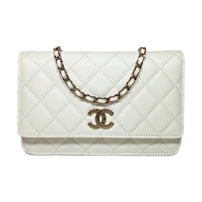 Chanel Ivory Wallet On Chain
