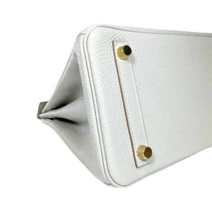 Hermes Birkin 25 Gris Perle Togo Gold Hardware