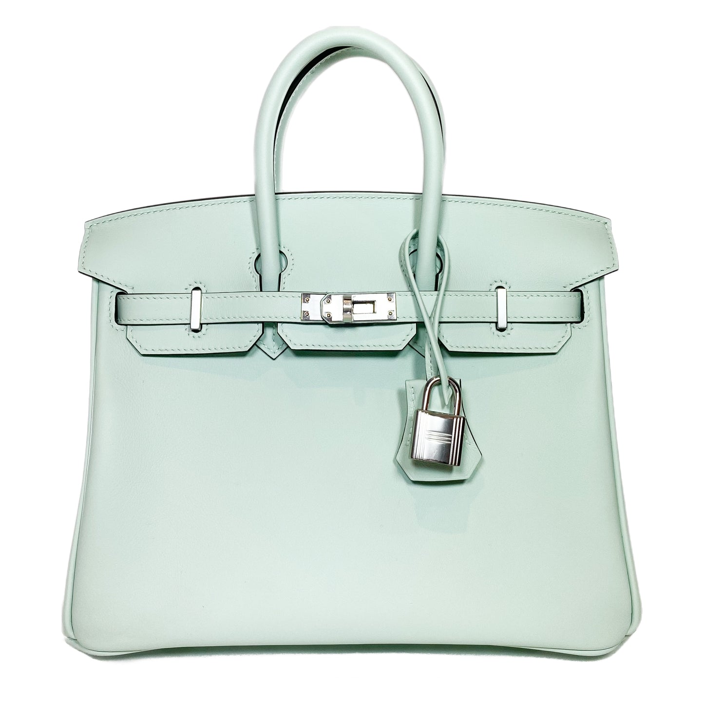 Hermes Birkin 25 Vert Peppermint Swift Palladium Hardware