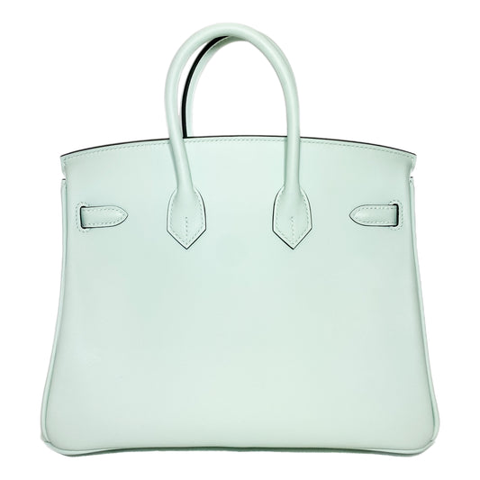 Hermes Birkin 25 Vert Peppermint Swift Palladium Hardware