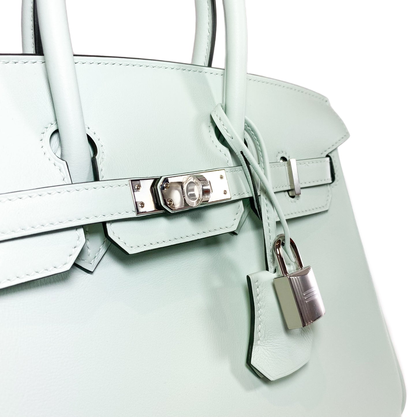 Hermes Birkin 25 Vert Peppermint Swift Palladium Hardware