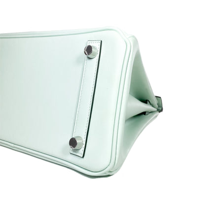 Hermes Birkin 25 Vert Peppermint Swift Palladium Hardware