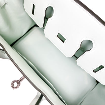 Hermes Birkin 25 Vert Peppermint Swift Palladium Hardware