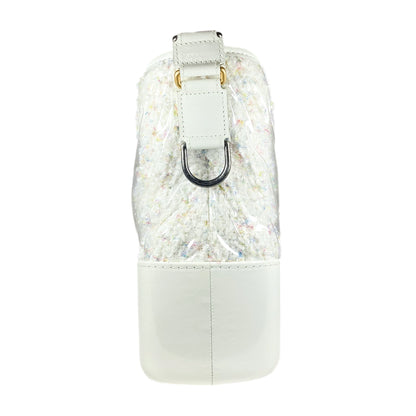 Chanel White Gabrielle Hobo Bag
