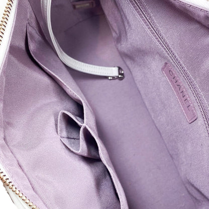 Chanel White Gabrielle Hobo Bag