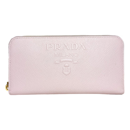 Prada Pink Saffiano Wallet