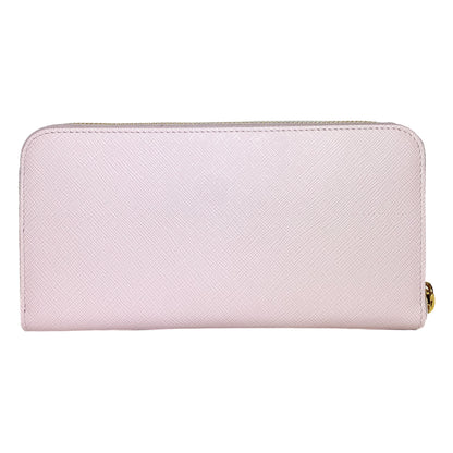 Prada Pink Saffiano Wallet