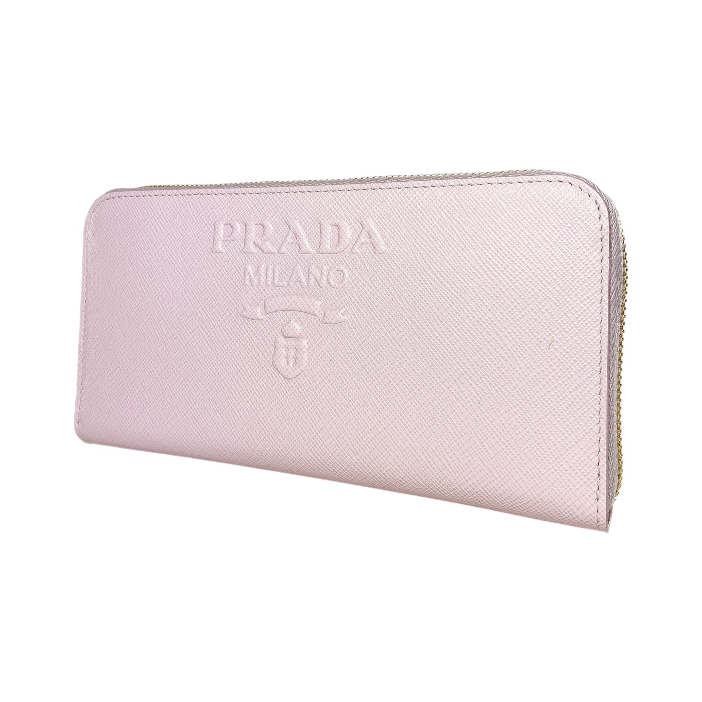 Prada Pink Saffiano Wallet