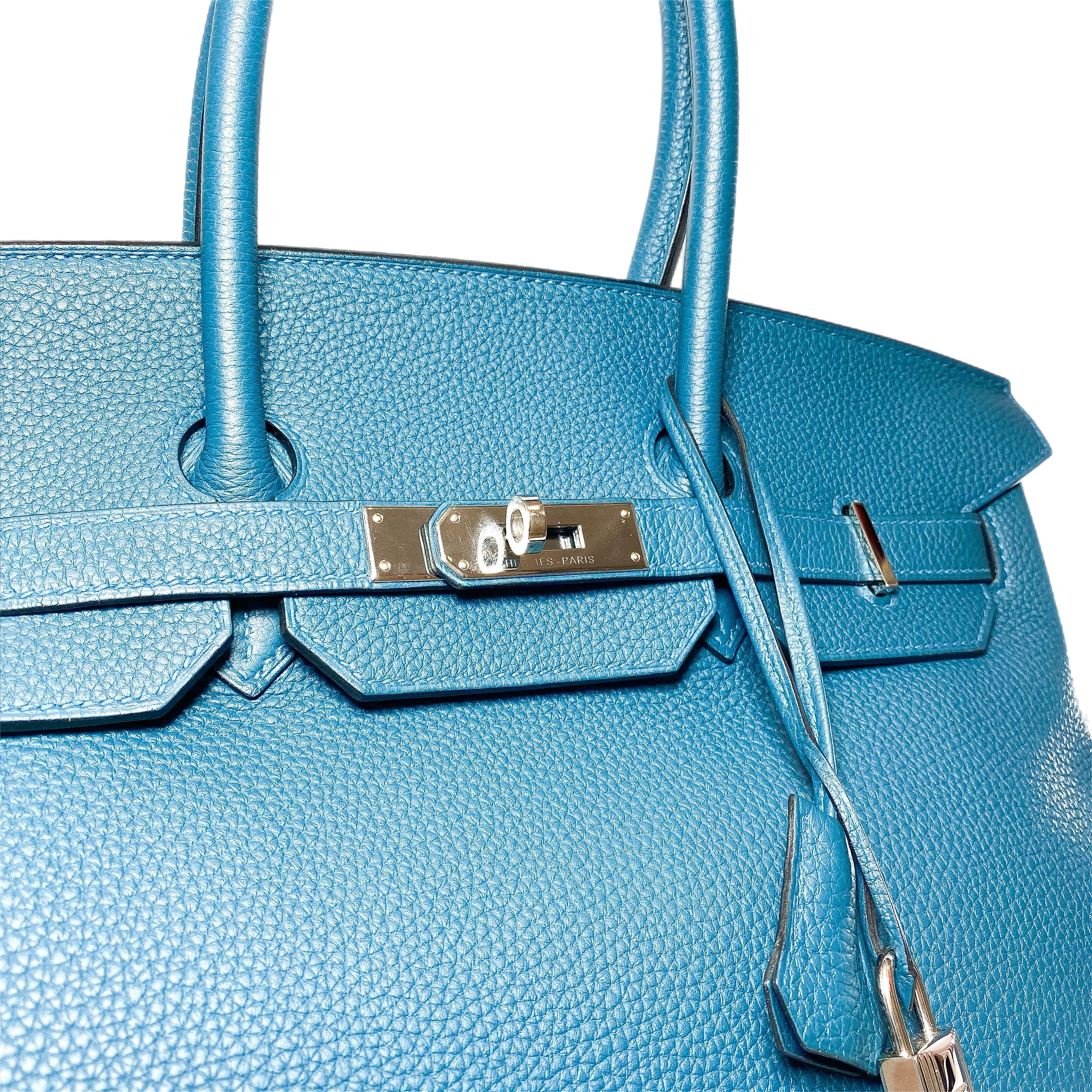 Hermes Birkin 35 Colvert Togo Palladium Hardware