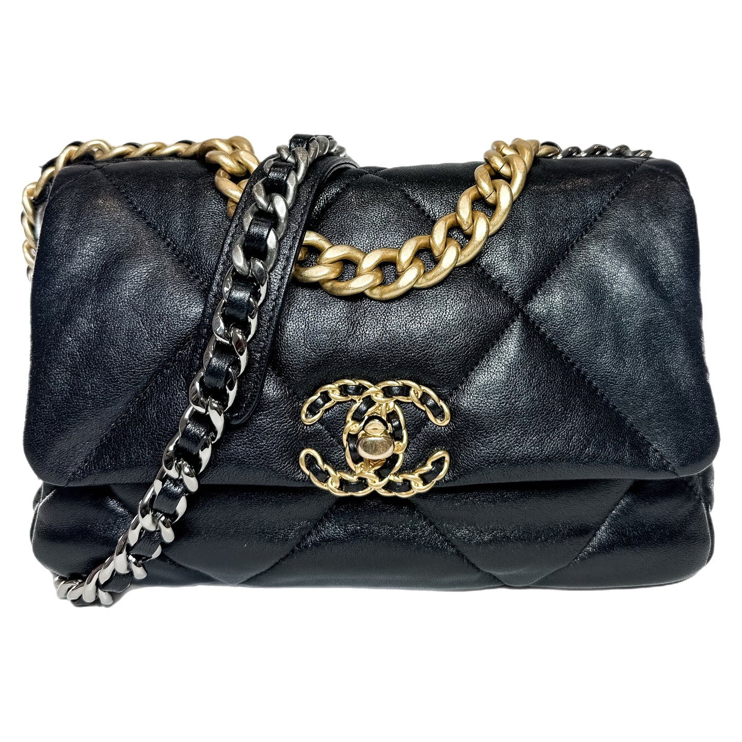Chanel 19 Black Medium Flap Bag