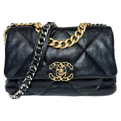 Chanel 19 Black Medium Flap Bag