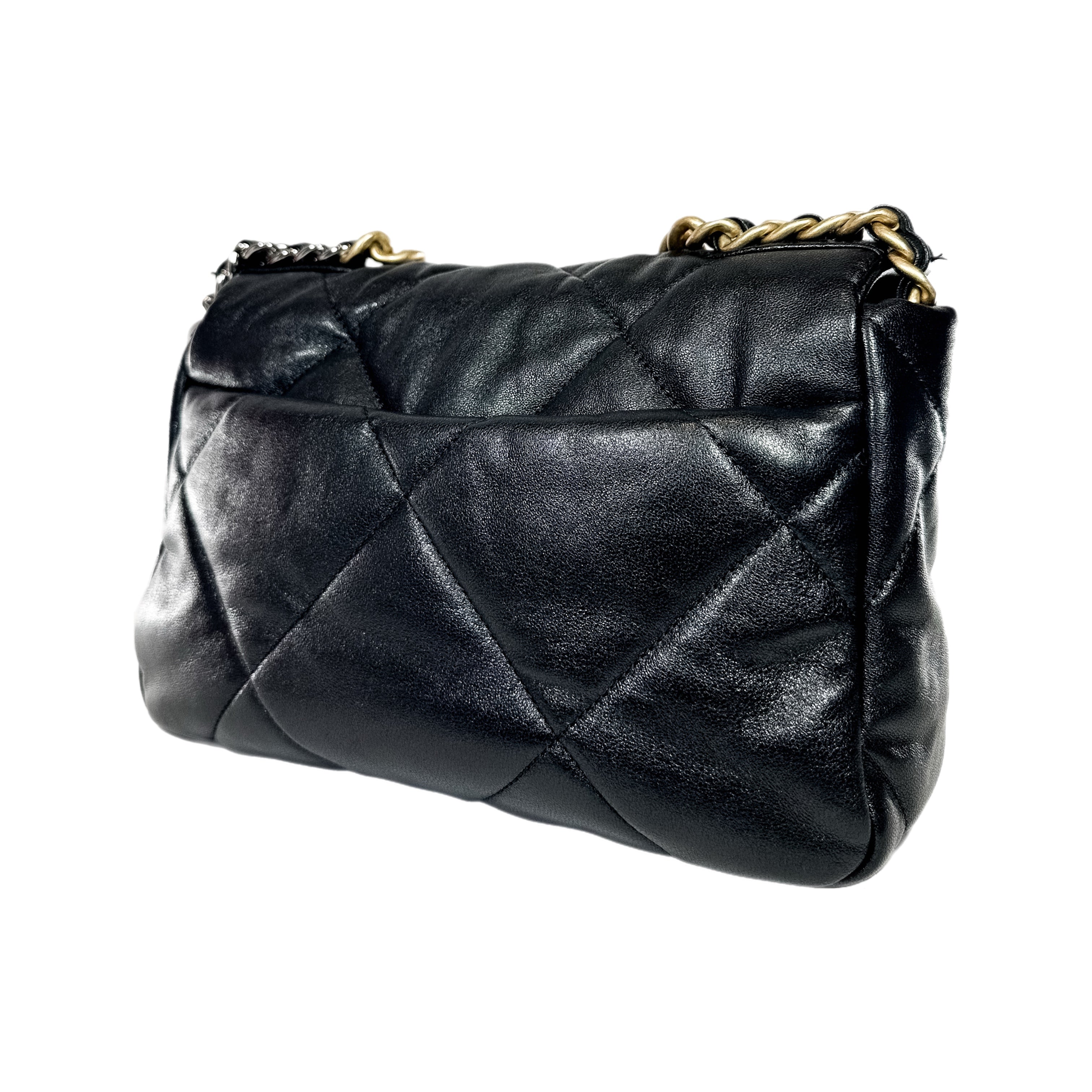 ⚠︎内田⚠︎ CHANEL 袋 シャネル Chanel 19 Slate Blue Infinity Top Handle Crossbody Flap Bag GG5