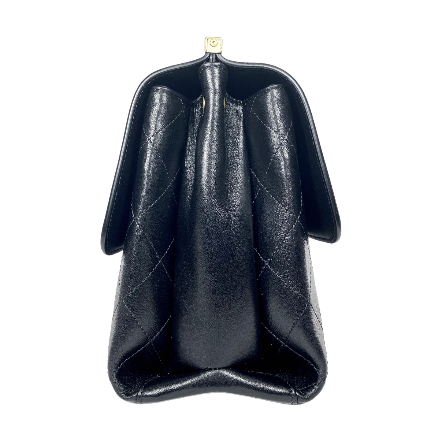 Chanel Black Coco Luxe Two Pocket Flap Bag