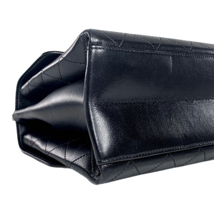 Chanel Black Coco Luxe Two Pocket Flap Bag