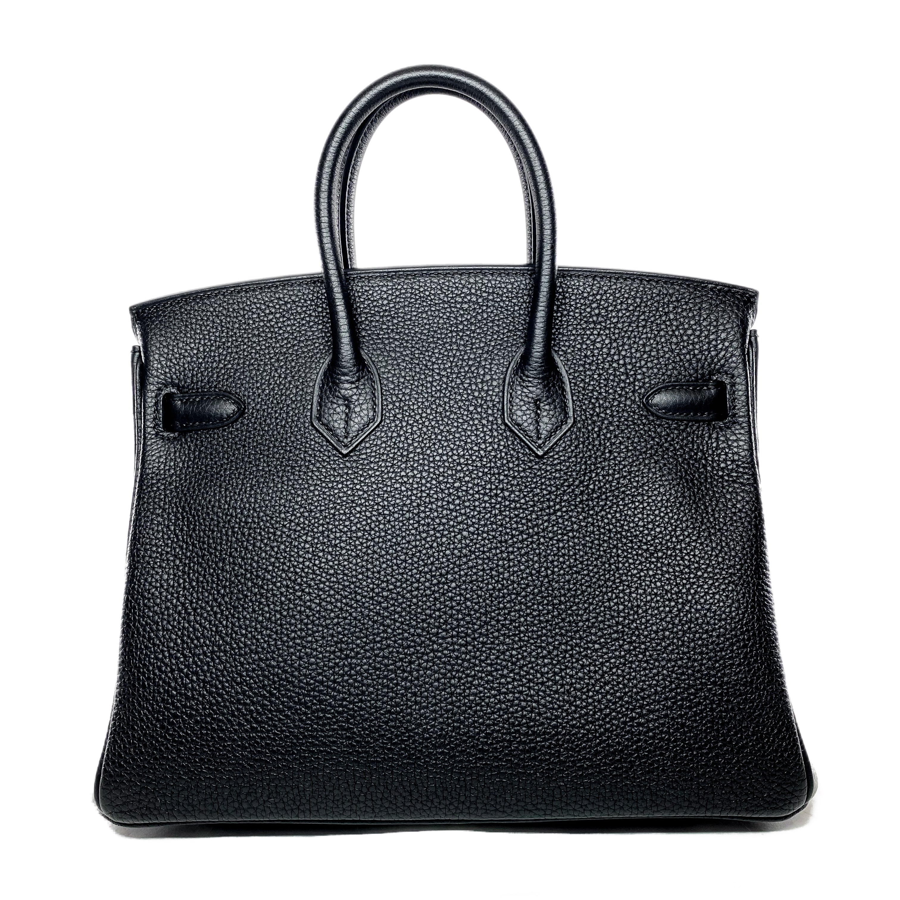 Hermes Birkin 25 Black Togo Palladium Hardware