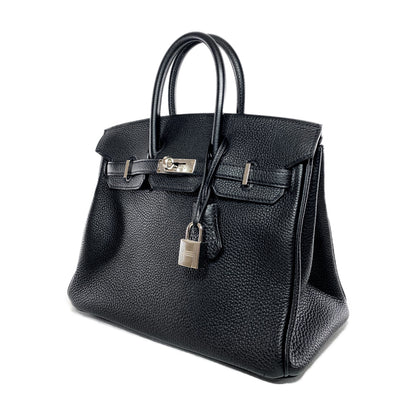 Hermes Birkin 25 Black Togo Palladium Hardware