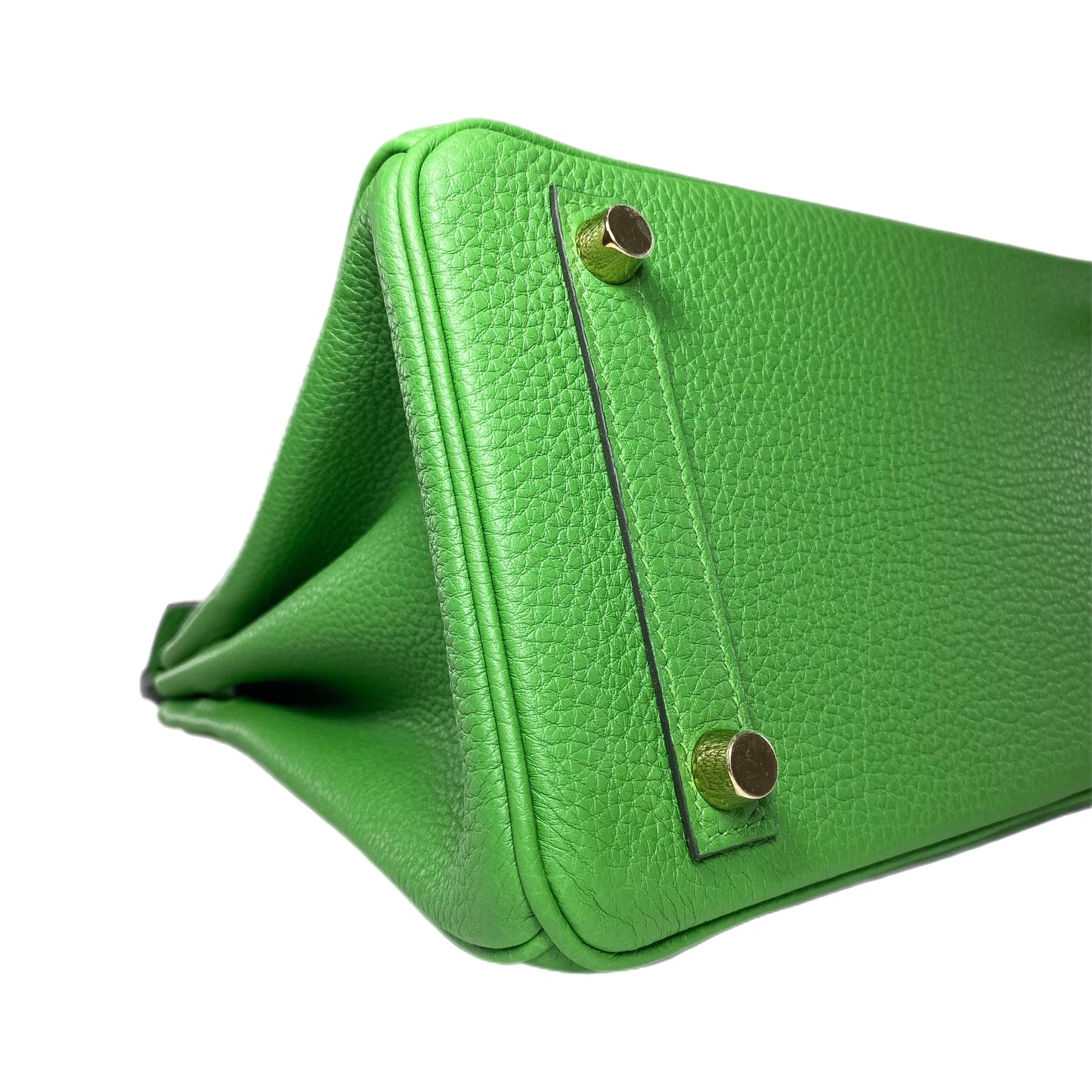 Hermes Birkin 25 Vert Yucca Togo Gold Hardware