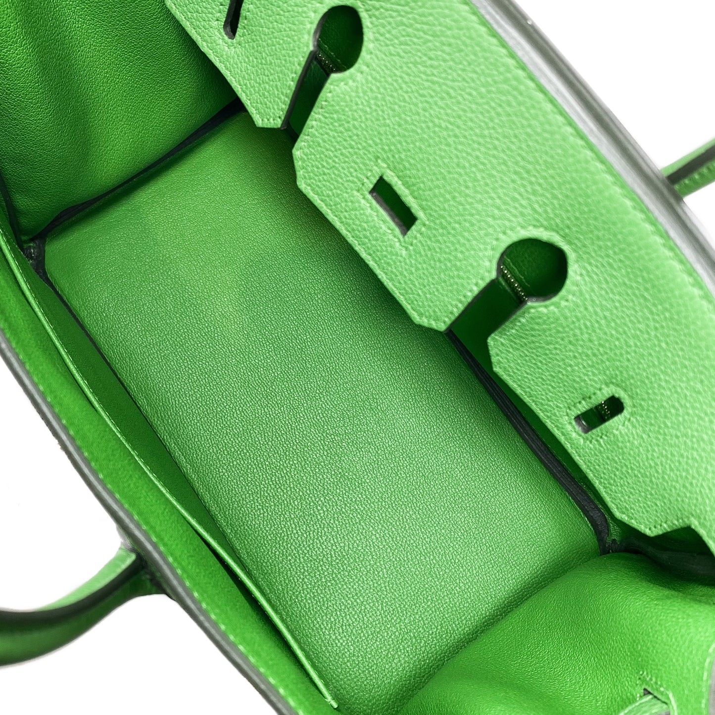 Hermes Birkin 25 Vert Yucca Togo Gold Hardware