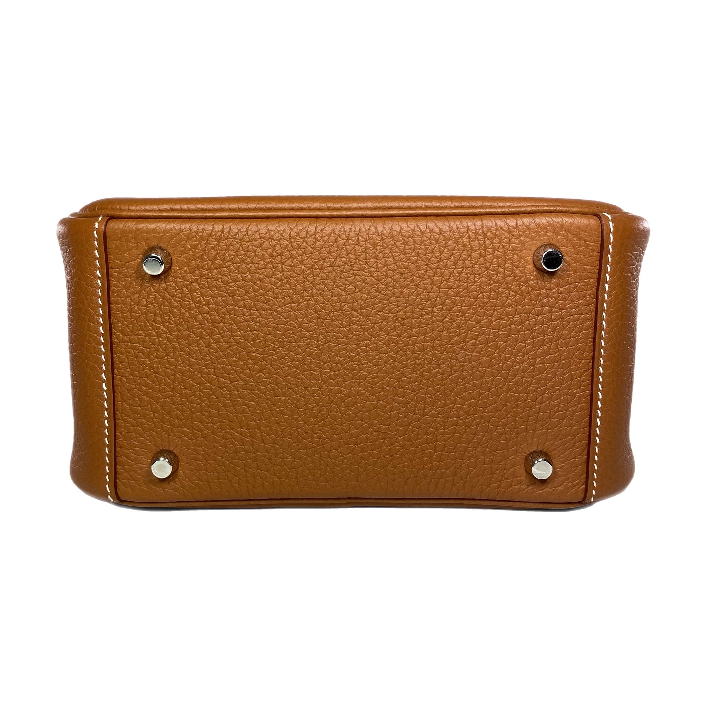 Hermes Mini Lindy Gold Clemence Palladium Hardware