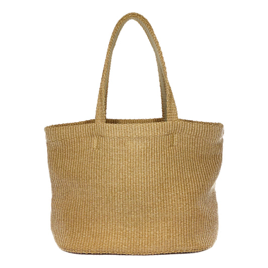 Jimmy Choo Miami Beige Raffia Tote Bag