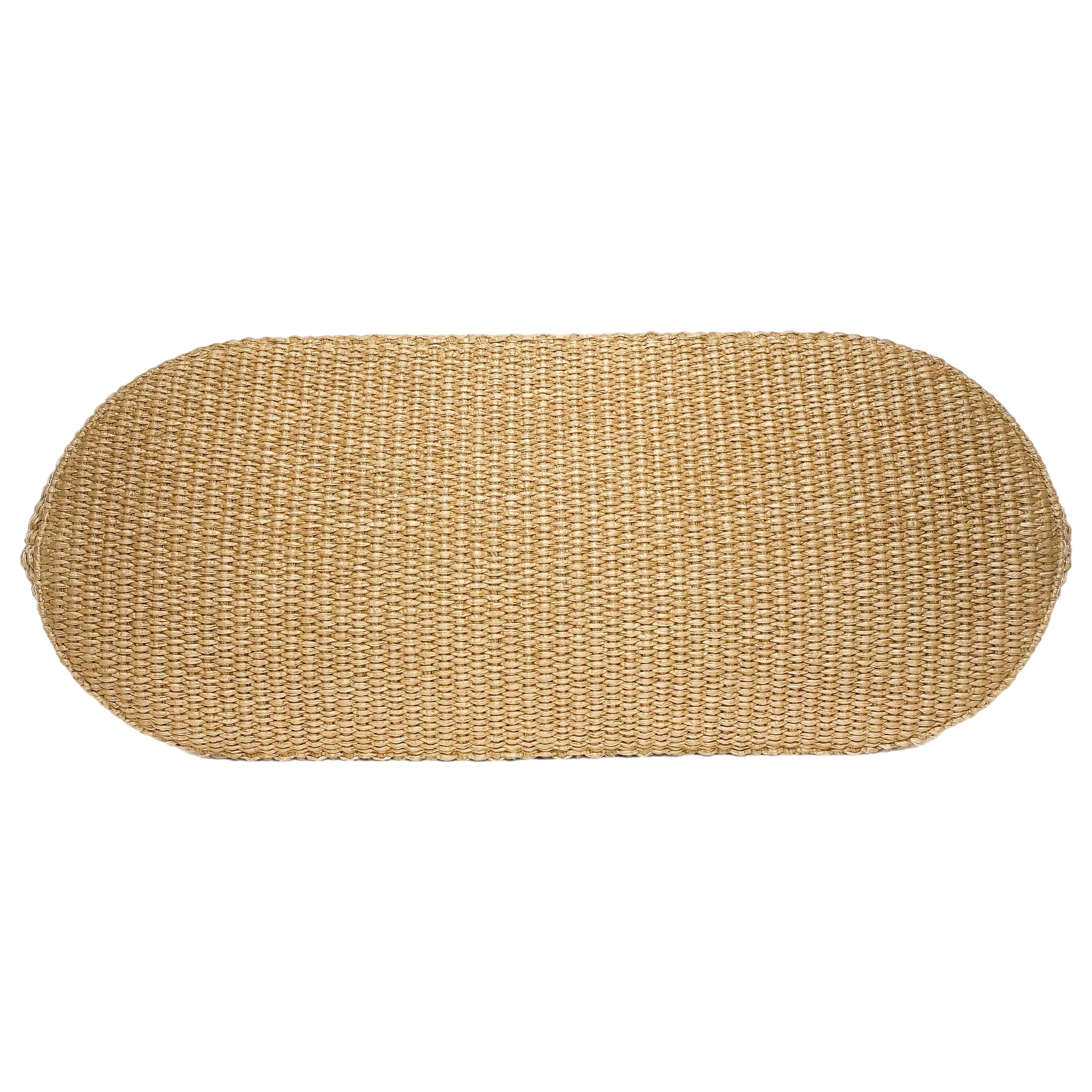 Jimmy Choo Miami Beige Raffia Tote Bag