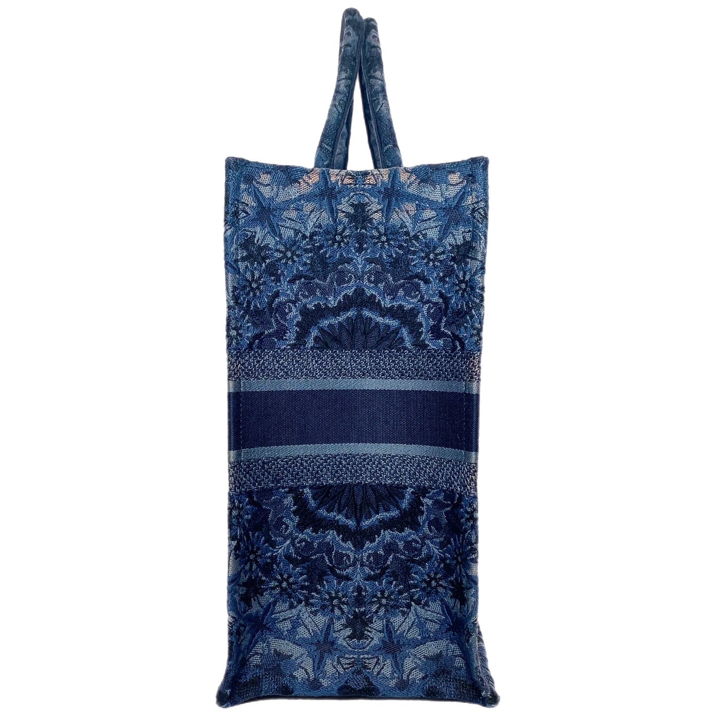 Dior Navy Jacquard Large Book Tote