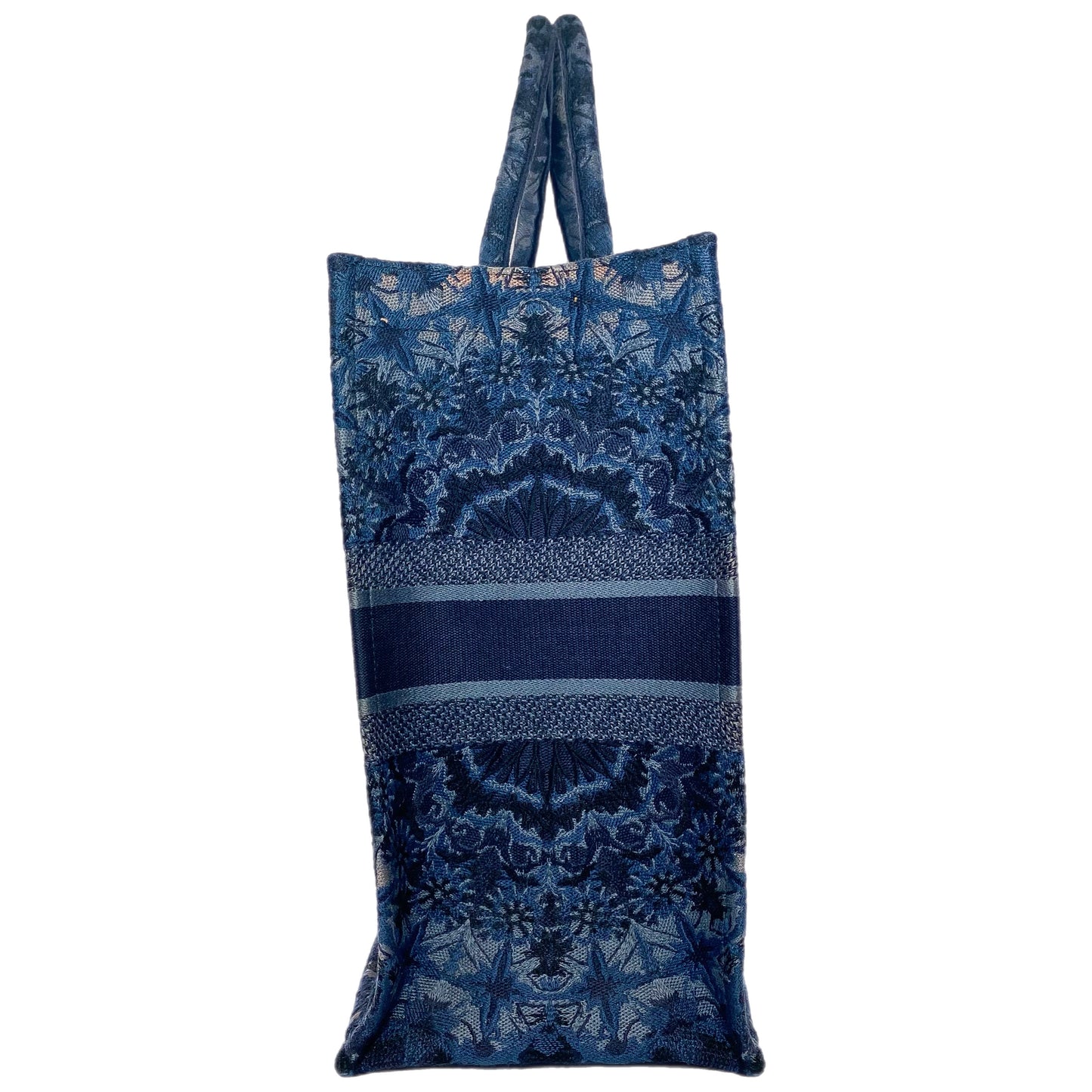 Dior Navy Jacquard Large Book Tote