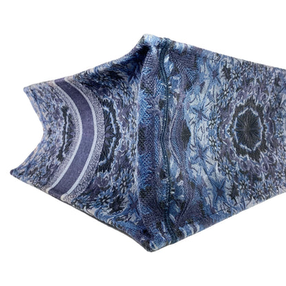 Dior Navy Jacquard Large Book Tote