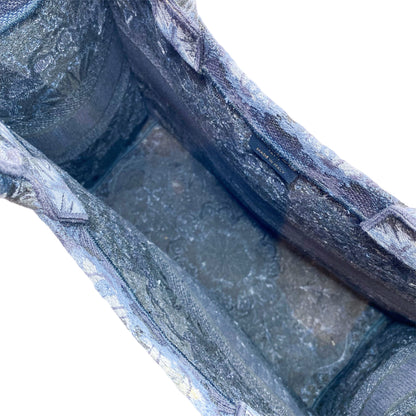 Dior Navy Jacquard Large Book Tote