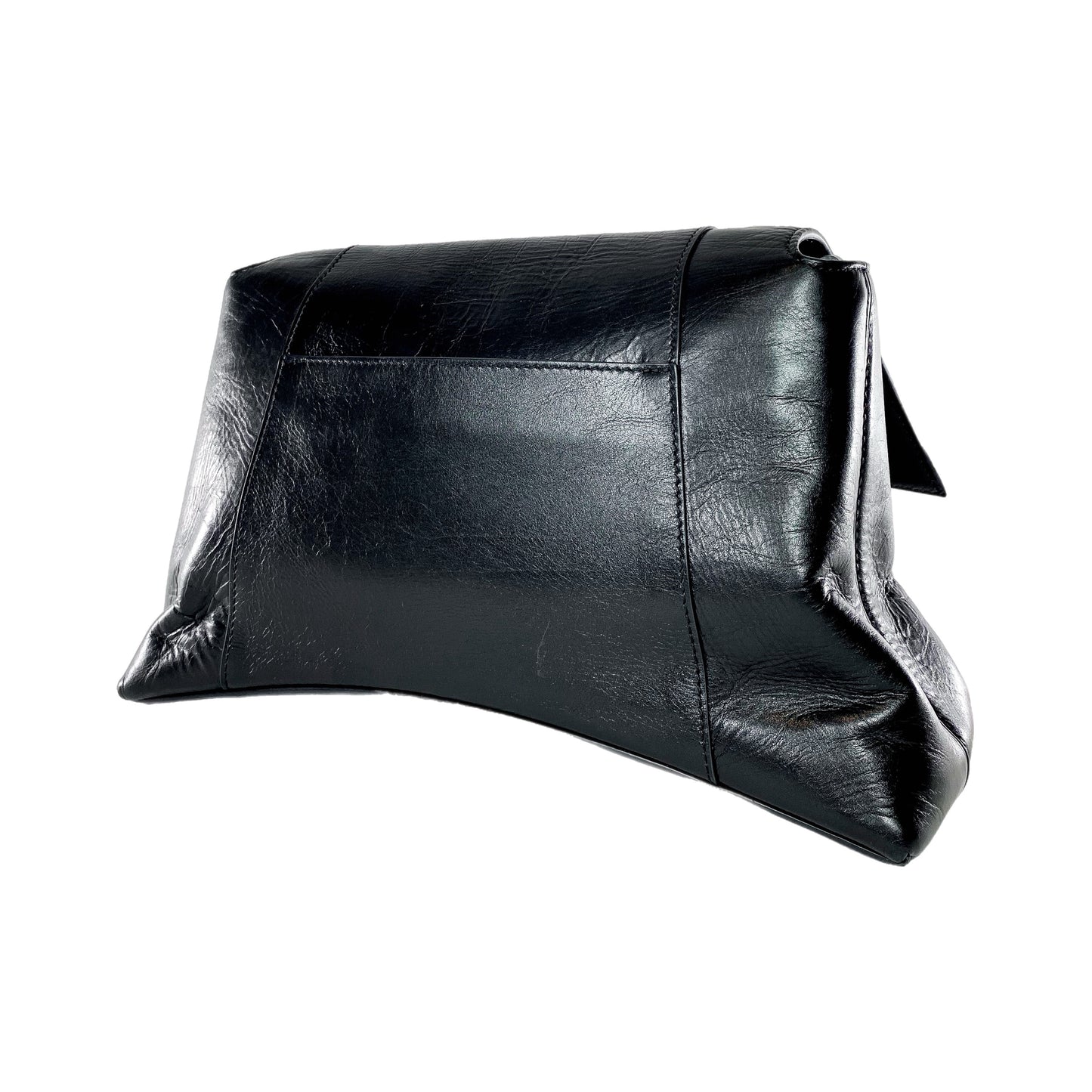 Balenciaga Black Downtown Chain Shoulder Bag