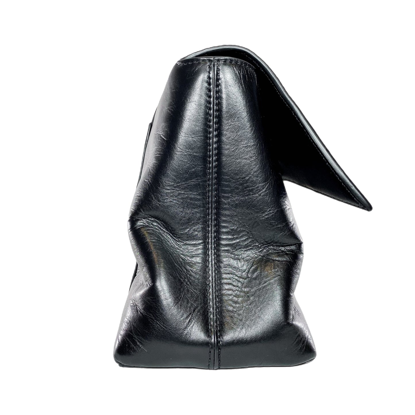 Balenciaga Black Downtown Chain Shoulder Bag