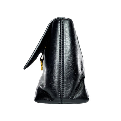 Balenciaga Black Downtown Chain Shoulder Bag